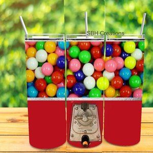 20 oz Gumball Machine insulated tumbler